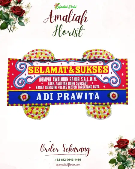 Papan Bunga Ucapan Selamat Anggaswangi